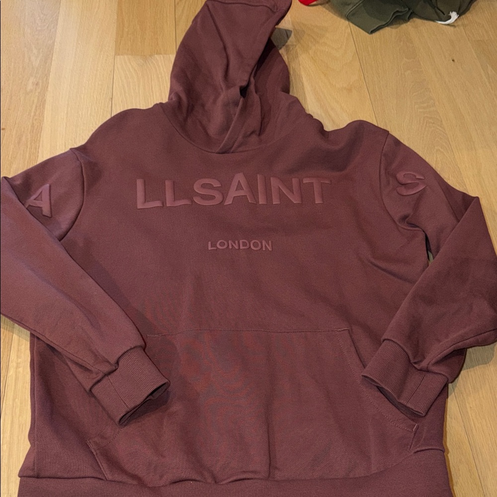 All Saints Kids Burgundy Hoodie